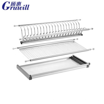 3-stufige Metallschale-Rack-Abflusser